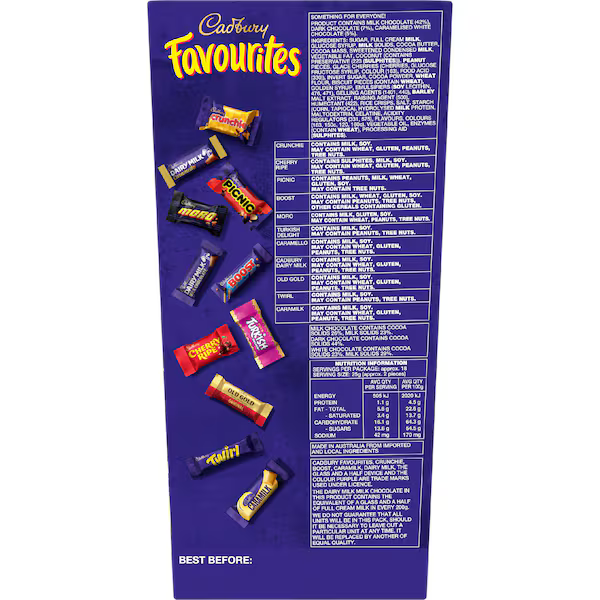 Cadbury Favourites Chocolate Gift Box 470g