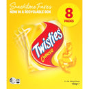 Twisties Cheese Snacktime Multipack 8 Pack 152g