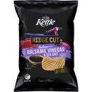 Kettle Ridge Cut Salt & Vinegar Potato Chips 165g