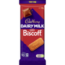 Cadbury Dairy Milk Biscoff Chocolate Block 170g
