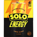 Solo Energy Drink Lemon Mango Multipack 250ml x 4 Pack