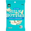Woolworths Milk Bottles Lollies 200g