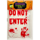 Halloween Window Gel Cling Do Not Enter