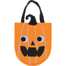 Halloween Felt Tote Bag Pumpkin