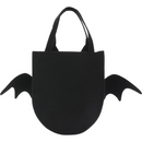 Halloween Felt Tote Bag Skeleton Bat