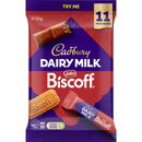 Cadbury Dairy Milk Biscoff Mini Sharepack 11 Pack 126g