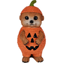 Mirabella Meerkat Figurine Pumpkin