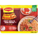 Maggi 2 Minute Noodles Sweet Chilli & Sour Cream 5 Pack 345g