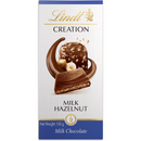 Lindt Creation Milk Hazelnut Chocolate Block 150g