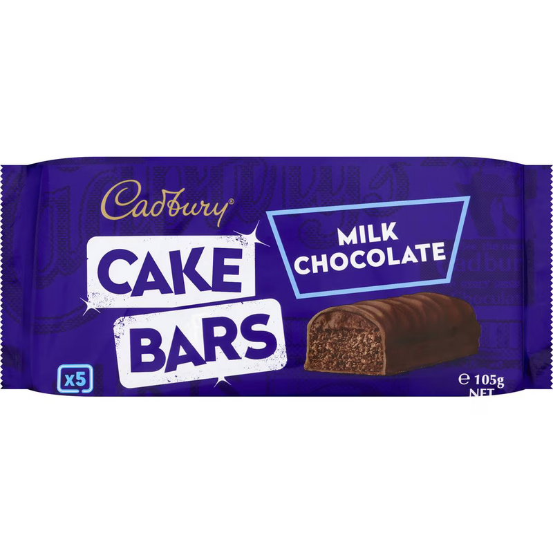 Cadbury Milk Chocolate Cake Bars 105g