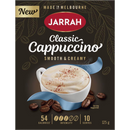 Jarrah Classic Cappuccino Coffee Sachets 10 Pack 125g