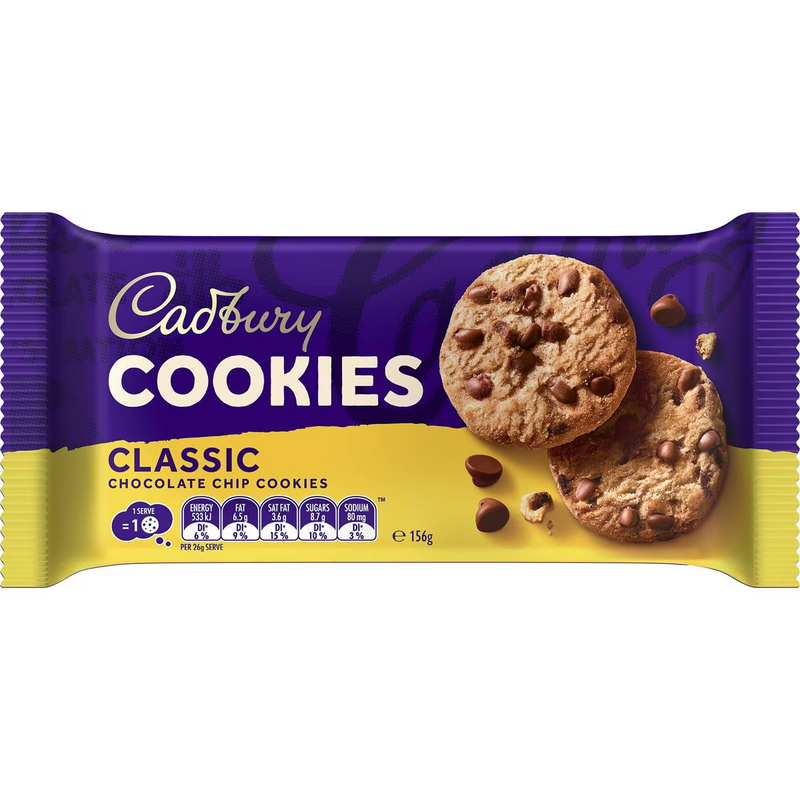 Cadbury Cookie Soft Choc Chip 156g