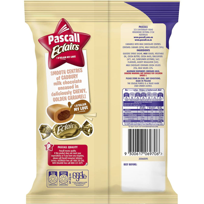 Cadbury Pascall Eclairs 160g