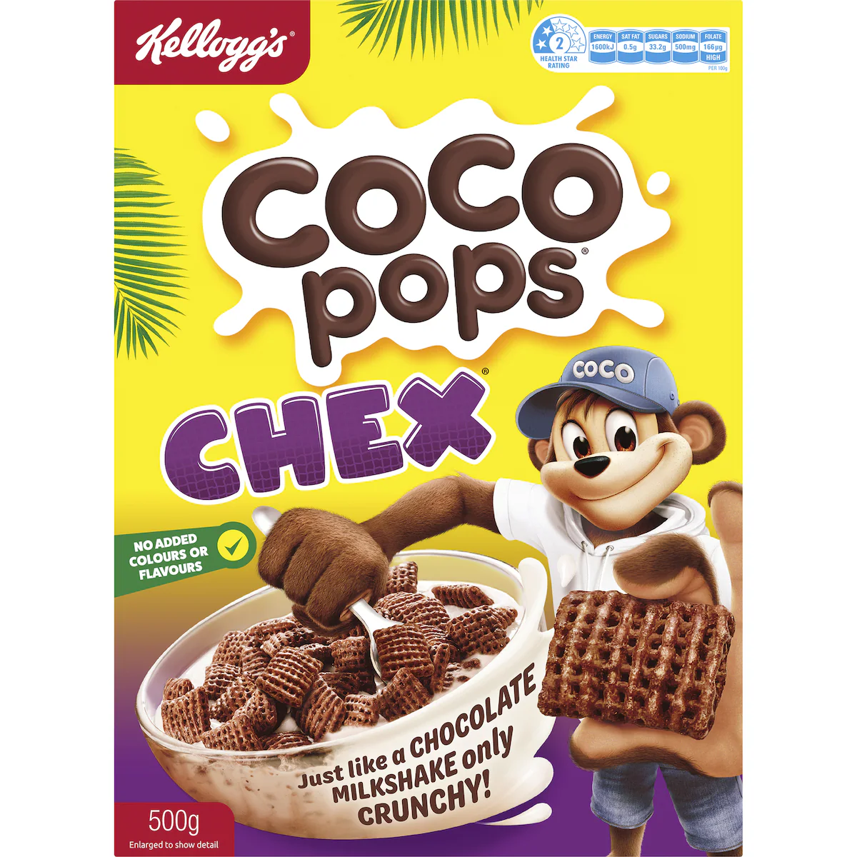 Coco Pops First Box Kellogg's Coco Pops Chex Breakfast Cereal 500g | Worldwide Shipping