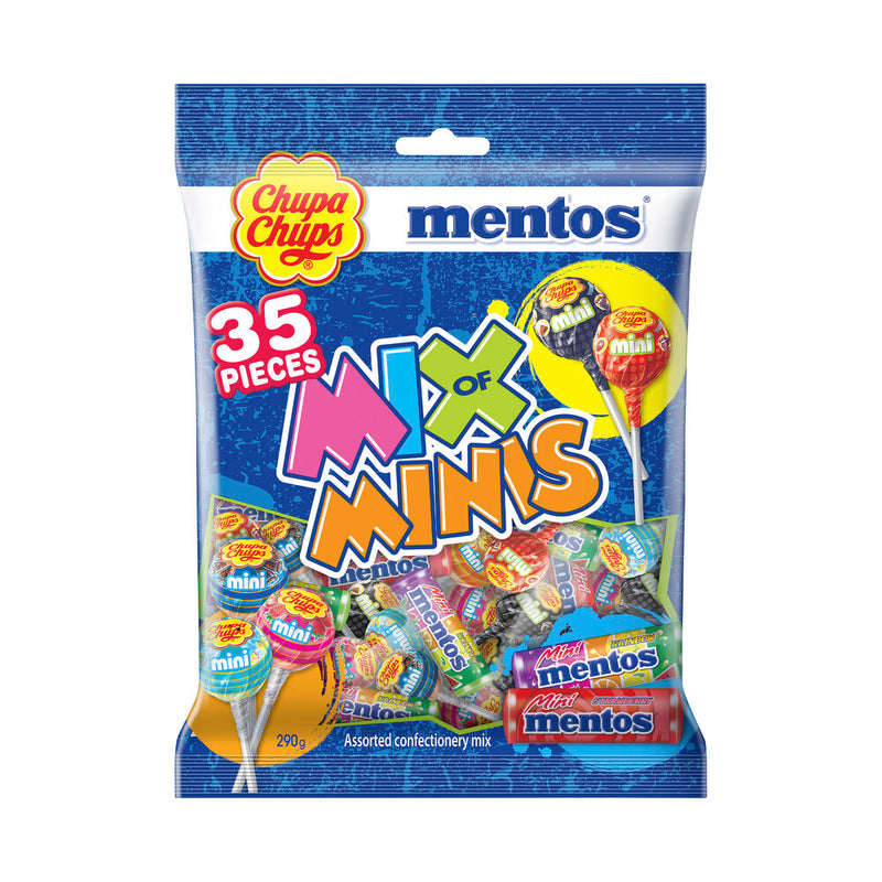 Chupa Chups Mix Of Mini's 35 Pack 290g