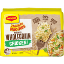 Maggi 2 Minute Wholegrain Chicken Instant Noodles 5 Pack 345g