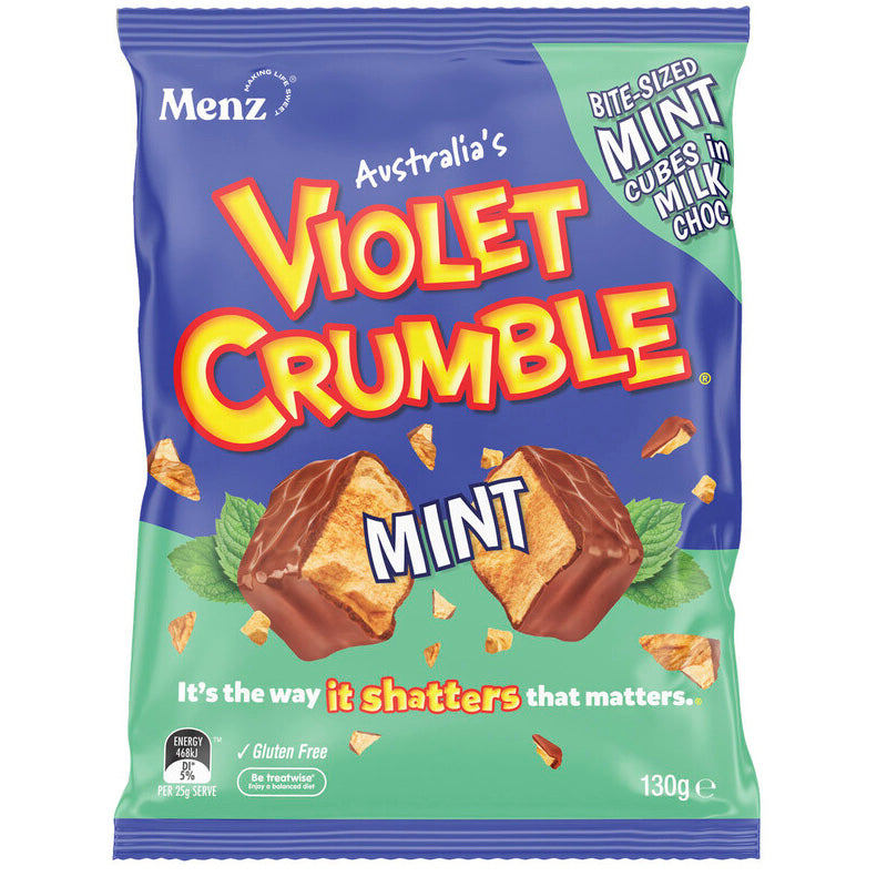 Violet Crumble Mint Bag 130g