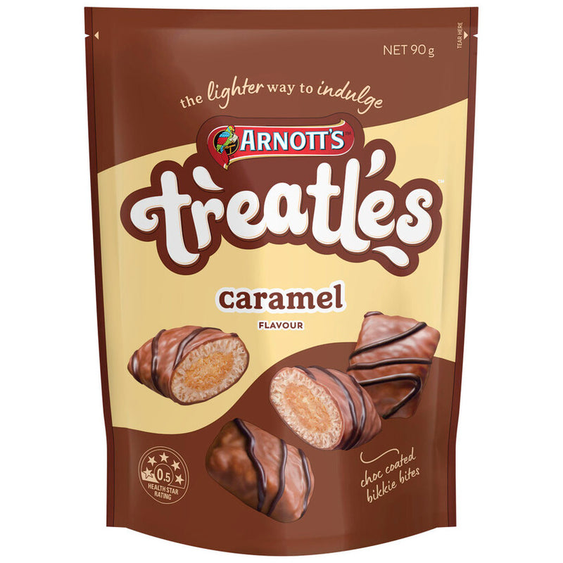 Arnotts Treatles Caramel Biscuits 90g