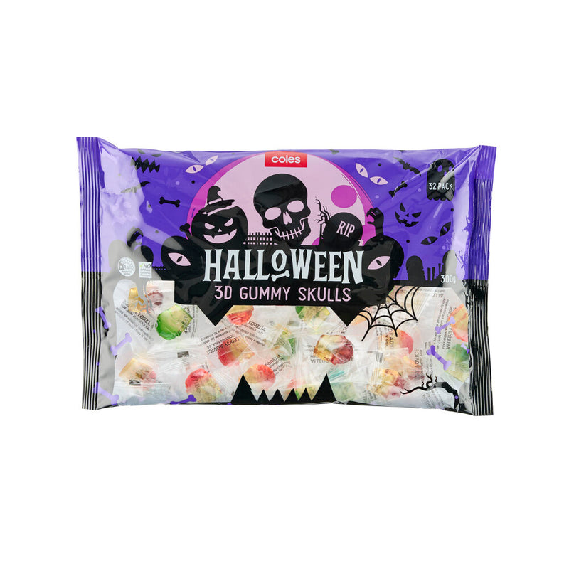 Coles Halloween Popping Candy Lollipops 135g
