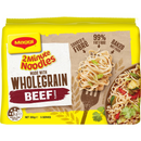 Maggi 2 Minute Wholegrain Beef Instant Noodles 5 Pack 355g