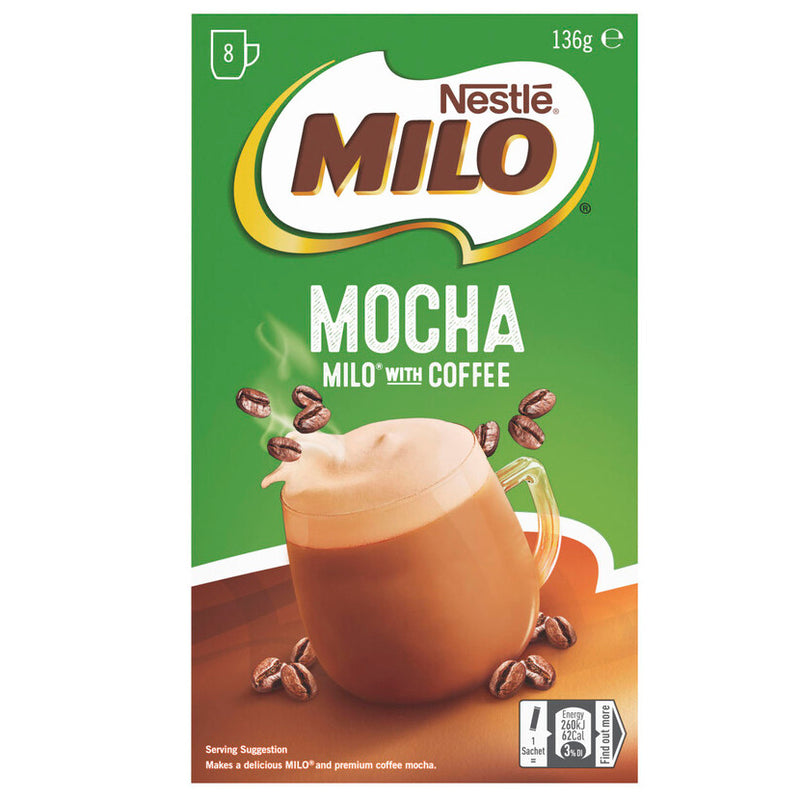 Milo Mocha with Cofee 8 Pack 136g