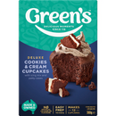 Green's Deluxe Cookies & Cream Cupcake Mix 380g