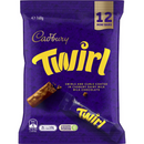 Cadbury Twirl Chocolate Sharepack 12 Pack 168g