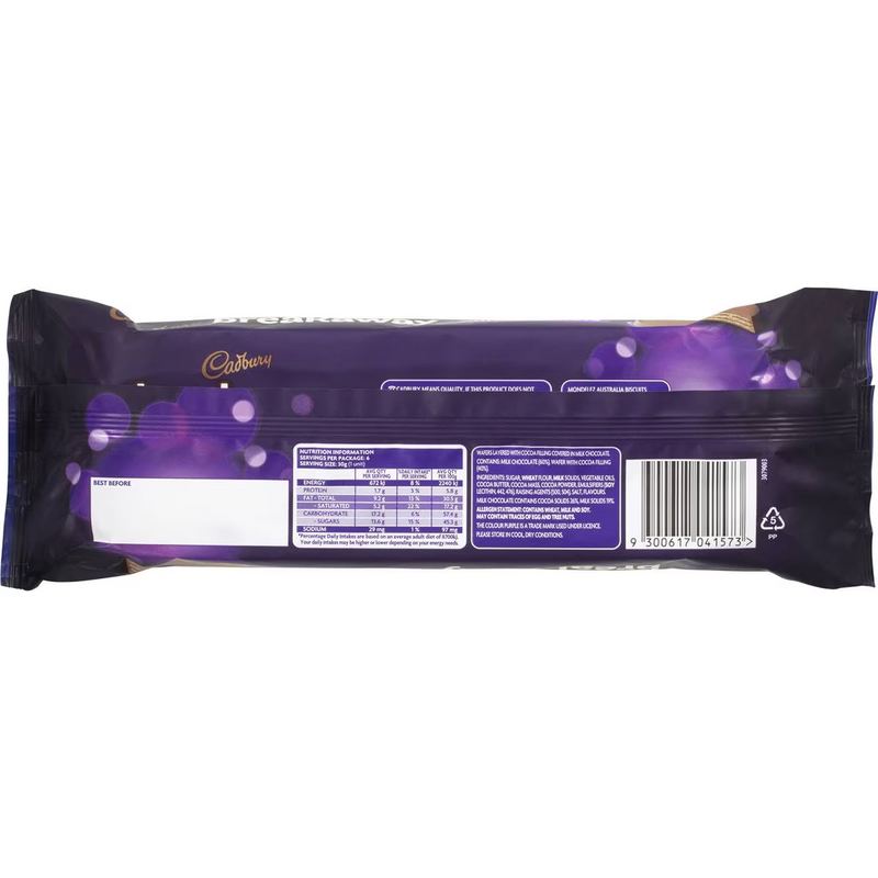 Cadbury Breakaway Biscuits 180g