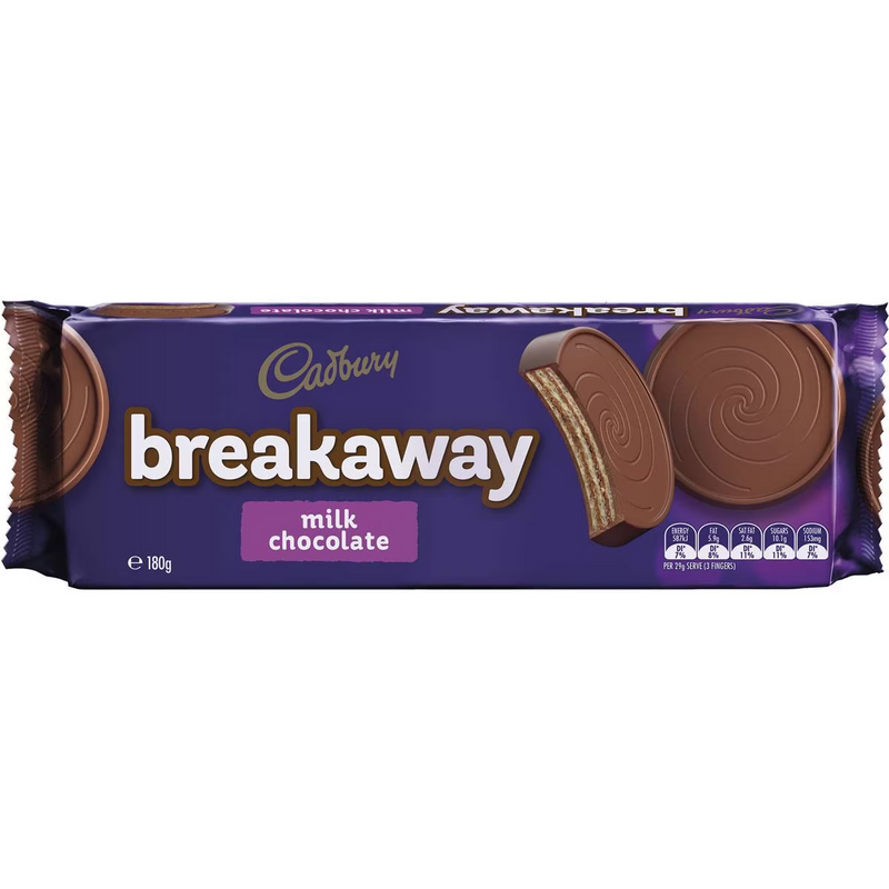 Cadbury Breakaway Biscuits 180g