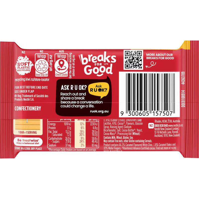 Nestle Kit Kat Gold Crush Bar 42g