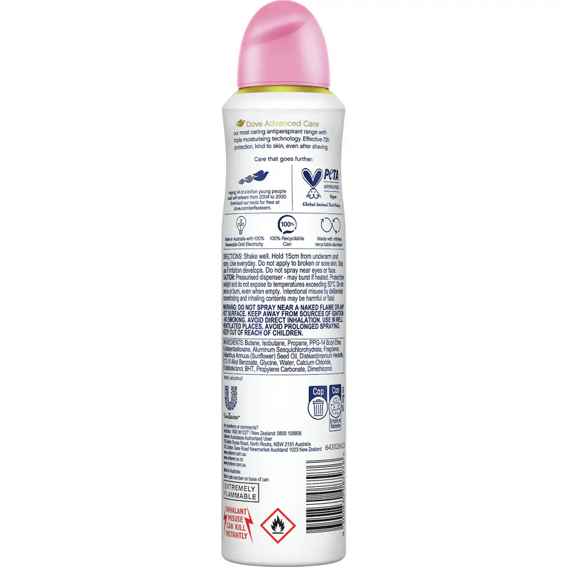 Dove Advanced Care Go Fresh Pomegranate & Verbena Deodorant 250ml