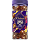 Cadbury Milk Chocolate Coated Peanuts & Raspberry Jar 280g