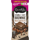 Darrell Lea Double Choc Brownie Milk Chocolate Block 160g