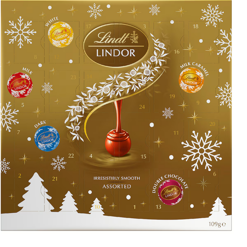 Lindt Lindor Advent Calendar Assorted 109g
