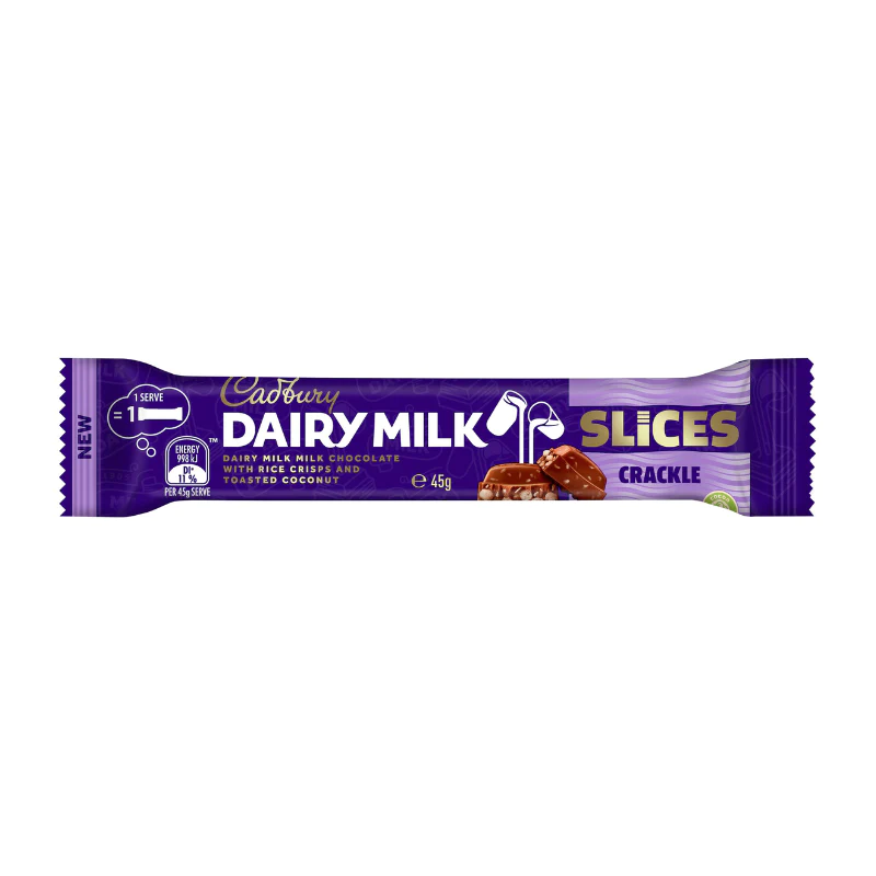 Cadbury Dairy Milk Slices Crackle 45g