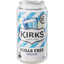 Kirks Lemonade SUGAR FREE Can 375ml