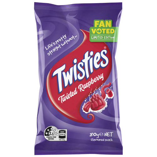 Twisties Twisted Raspberry 80g (Limited Edition)