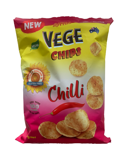 Ajitas Vege Chilli Chips 100g