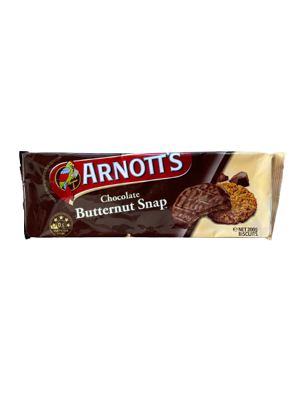 Arnott's Chocolate Butternut Snap Cookies 200g
