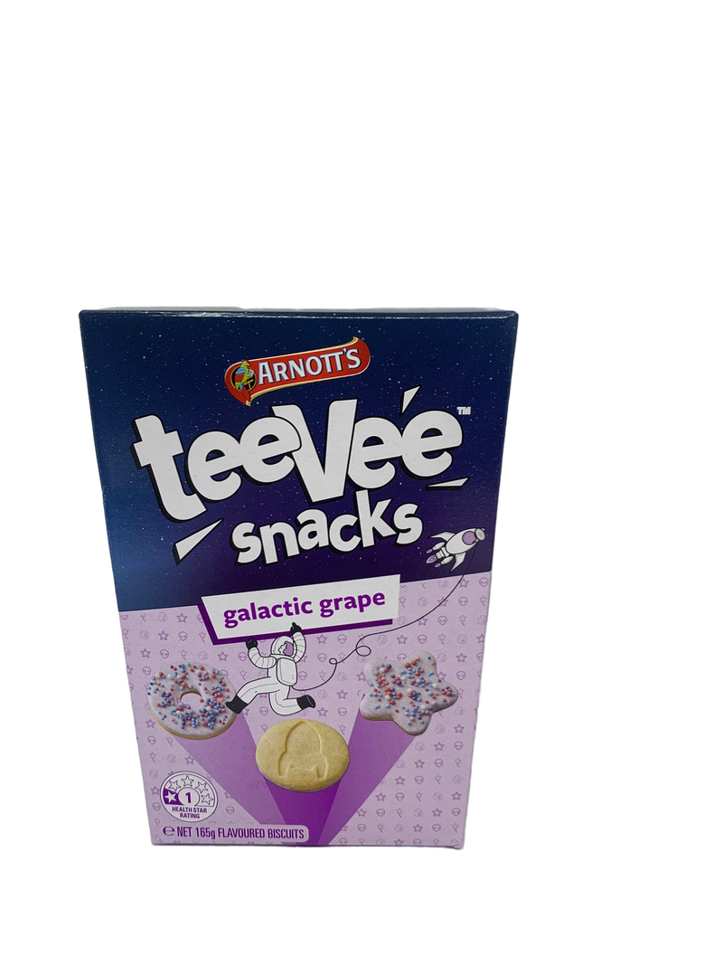 Arnott's TeeVee Snacks Galactic Grape 165g
