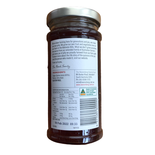 Beerenberg Australian Quince Jelly 300g