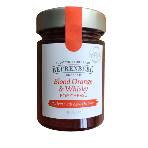 Beerenberg Blood Orange & Whisky for Cheese 190g