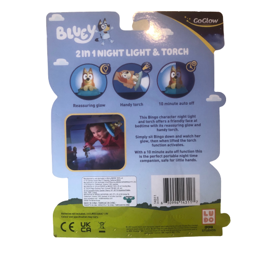 Bingo 2 in 1 Night Light & Torch