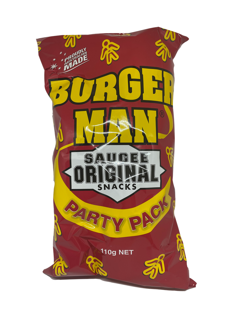 Burger Man Snacks Saucee Original Snacks 110g
