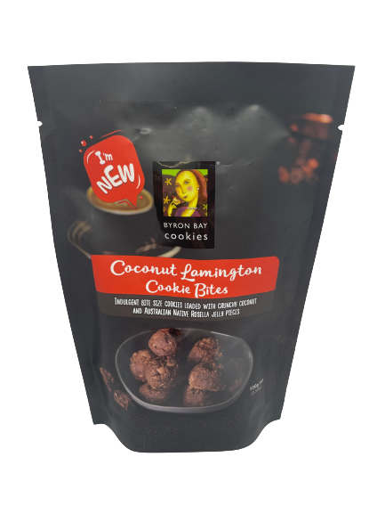 Byron Bay Cookies Coconut Lamington Cookie Bites 100g