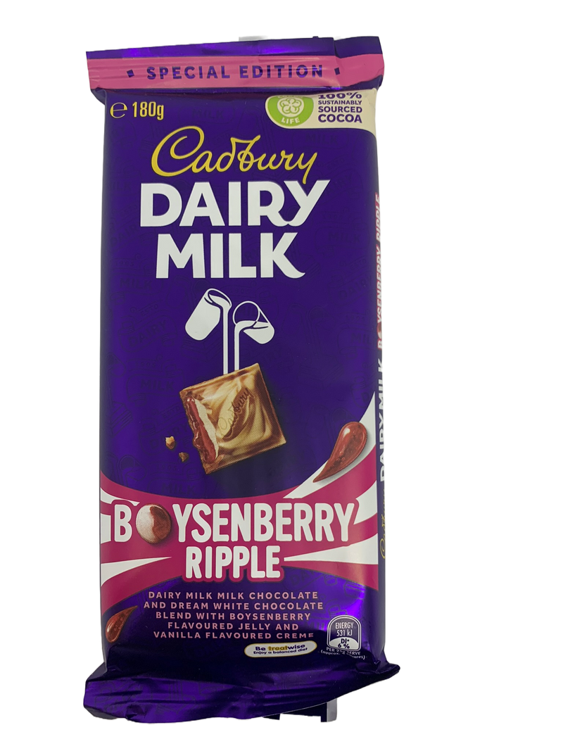 Cadbury Boysenberry Ripple 180g