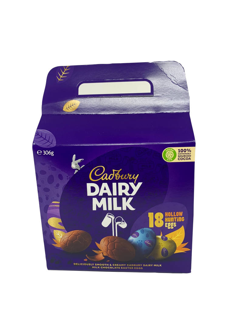 BB 6/24 | Cadbury Dairy Milk Chocolate Easter Egg Carry Pack 306g