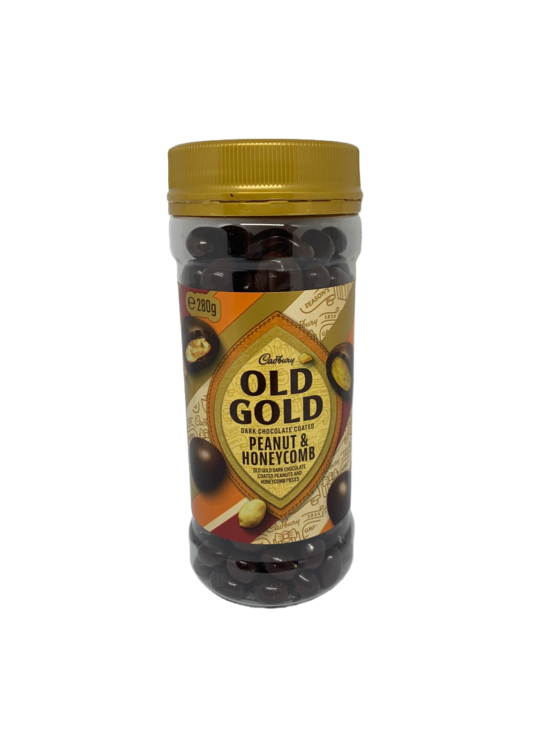 Cadbury Old Gold Dark Chocolate Coated Peanut & Honeycomb 280g