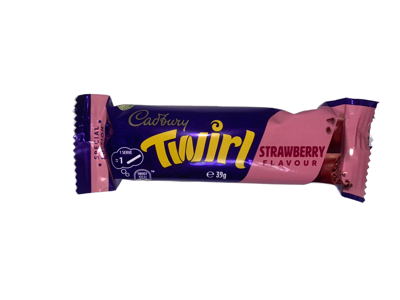 Cadbury Twirl Strawberry Flavour 39g