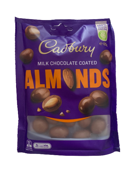 Cadbury Milk Chocolate Coated Almonds 120g